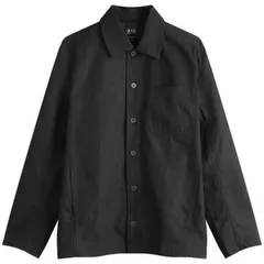 アーペーセー メンズ アウター ジャケット・ブルゾン シャツ コットン APC Jeffray Herringbone Cotton Shirt Jacket Black ブラックのサムネイル