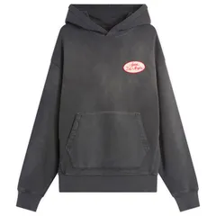 アミリ メンズ アウター パーカー・スウェット AMIRI Station Patch Oversized Hoodie Black ブラックのサムネイル