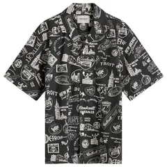 カーハート メンズ トップス シャツ Carhartt WIP State Souvenir Vacation Shirt Black Wax ブラック