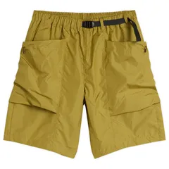 ゴールドウィン メンズ ボトムス ハーフパンツ・ショーツ ショートパンツ Goldwin Ripstop Shorts Olive Yellow イエローのサムネイル