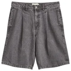 ダイム メンズ ボトムス ハーフパンツ・ショーツ プリーツ ショートパンツ デニム Dime Pleatedenim Shorts Faded Black ブラックのサムネイル
