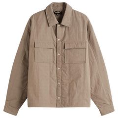 リプレゼント メンズ トップス シャツ キルティング Represent Quilted Overshirt Mid Grey グレー