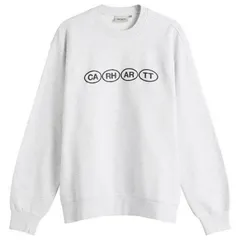 カーハート メンズ アウター パーカー・スウェット シャツ Carhartt WIP Bumper Sweatshirt Asheather Black ブラック