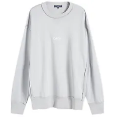 【送料無料】 コム・デ・ギャルソン メンズ パーカー・スウェット アウター Comme des Garcons Homme CdGH Embroidered Sweatshirt Blue Greyのサムネイル