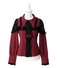 PUTUMAYO ネクタイ付ボルドーナポレオンシャツ PUTUMAYO ネクタイ付ボルドーナポレオンシャツ - メルカリ
