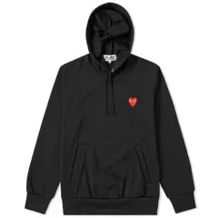 【送料無料】 コム・デ・ギャルソン メンズ パーカー・スウェット フーディー アウター Comme des Garcons Play Pullover Hoody Black