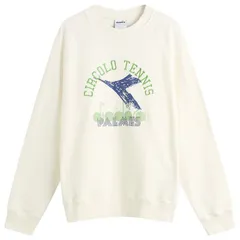 ディアドラ メンズ アウター パーカー・スウェット Diadora x Palmes Legacy Crew Sweat Snowhite ホワイトのサムネイル
