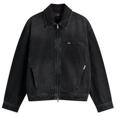 リプレゼント メンズ アウター ジャケット・ブルゾン デニム Represent Collaredenim Jacket Aged Black ブラック