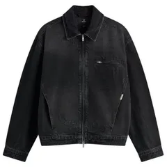 リプレゼント メンズ アウター ジャケット・ブルゾン デニム Represent Collaredenim Jacket Aged Black ブラックのサムネイル