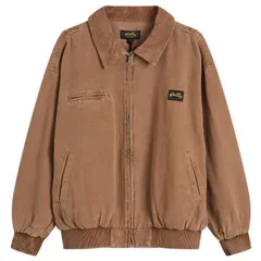 スタンレイ メンズ アウター ジャケット・ブルゾン Stan Ray Roughneck Collared Bomber Jacket Washed Acorn