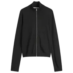 アクネ ストゥディオズ メンズ アウター ニット・セーター フルジップ Acne Studios Kungo Merino Zip Through Jumper Black ブラックのサムネイル
