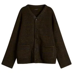 エンジニアードガーメンツ メンズ アウター カーディガン ニット Engineered Garments Nep Knit Cardigan Brown ブラウンのサムネイル