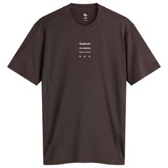 リプレゼント メンズ トップス Tシャツ Represent 247 Short Sleeve Runner TShirt Chocolate Torte チョコレート