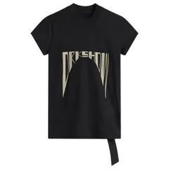 リックオウエンス レディース トップス Tシャツ ロゴ Rick Owens DRKSHDW Smallevelogo TShirt Black Pearl パールのサムネイル