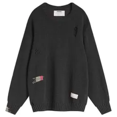 ネイバーフッド メンズ アウター ニット・セーター クルーネック Neighborhood Savage Crewnecknit Sweater Black ブラックのサムネイル