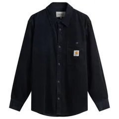 カーハート メンズ トップス シャツ コーデュロイ Carhartt WIP Corduroy Flint Shirt Deep Night