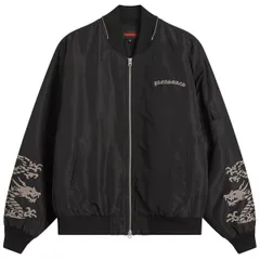 プレジャーズ メンズ アウター ジャケット・ブルゾン Pleasures Dragon Bomber Jacket Black ブラックのサムネイル