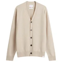 ノースプロジェクト メンズ アウター カーディガン ウール ニット Norse Projectstandard Lambswool Knit Cardigan Oatmeal オートミール