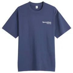 スポーティ アンド リッチ レディース トップス Tシャツ Sporty Rich Play Tennis TShirt Dark Navy ネイビーのサムネイル
