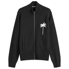 パーム・エンジェルス メンズ アウター パーカー・スウェット ニット Palm Angels Palm Knitrack Top Black ブラックのサムネイル