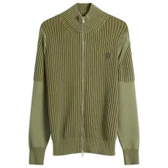 ケンゾー メンズ アウター カーディガン Kenzo Gots Boke Flower 20 Full Zip Cardigan Khaki カーキのサムネイル