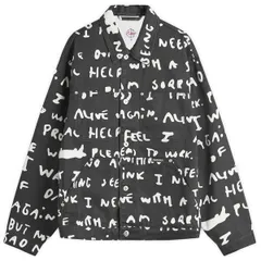 ポーラー スケート カンパニー メンズ アウター ジャケット・ブルゾン Polar Skate Co Sad Notes Patrik Jacket Black White ホワイトのサムネイル