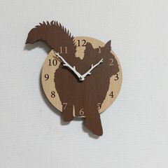 壁掛け時計 鳥モチーフ(Skyターコイズブルー) 壁掛け時計 鳥モチーフ(Skyターコイズブルー) - メルカリ