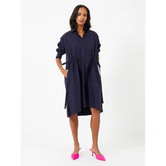 フレンチコネクション レディース トップス シャツワンピース French Connection Rhodes Shirt Dress Marineのサムネイル