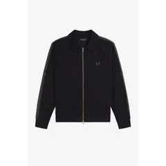 フレッドペリー メンズ アウター ジャケット・ブルゾン Fred Perry Fred Side Tape Jkt Sn54 Black 102 ブラック