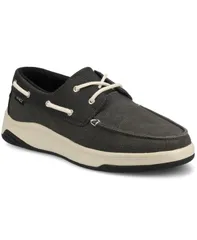 バンス メンズ シューズ スニーカー Vance Co Mens Catamaran Low Top Flexible Boat Shoe Sneaker Black ブラック