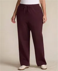 ランズエンド レディース ボトムス カジュアルパンツ ストレート プラスサイズ パンツ Lands End Plus Size Serious Sweats High Rise Relaxed Straight Leg Pants Set Bottom Lus
