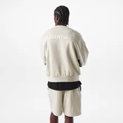 フィアオブゴッド メンズ アウター パーカー・スウェット セーター Fear Of God Essentials Mens Crew Sweater Heather Stone ヘザー