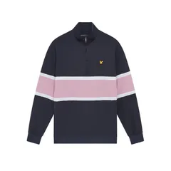 ライルアンドスコット メンズ アウター パーカー・スウェット Lyle and Scott Lyle Color Block Mid Sn99 Dark NavyLav ネイビーのサムネイル