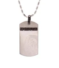 ディーゼル ネックレス ロゴ ドッグタグ メンズ DIESEL
