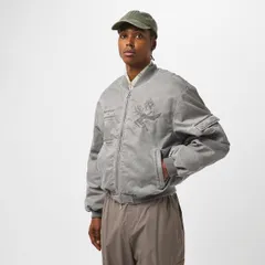 リプレゼント メンズ アウター ジャケット・ブルゾン Represent Mens WaterResistantailored Fit Bomber Jacket Khaki カーキのサムネイル