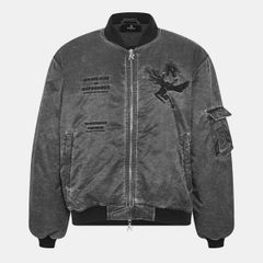 リプレゼント メンズ アウター ジャケット・ブルゾン Represent Mens WaterResistantailored Fit Bomber Jacket Jet Black ブラック