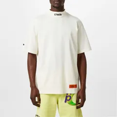 ヘロンプレストン メンズ トップス Tシャツ HERON PRESTON Heron Ss Tneck Ctnmb Sn99 WhiteBlack ホワイトのサムネイル