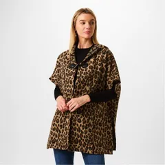 ビバ レディース アクセサリー マフラー・ストール・スカーフ Biba Hooded Wrap Leopard アニマル