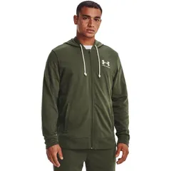 アンダーアーマー メンズ アウター パーカー・スウェット Under Armour Rival Full Zip Hoodie Mens Green グリーン