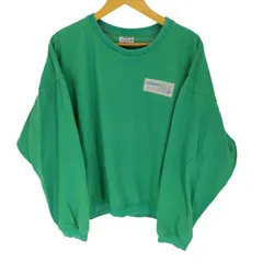 アディダスオリジナルス adidas Originals 80S フランス製 トレフォイルロゴ後期 前Vガゼット ライトオンス クルーネックスウェット  メンズ  180