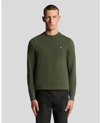 ライルアンドスコット メンズ アウター ニット・セーター クルーネック ウール Lyle Scott Mens Lambswool Blend Crew Neck Sweater Deep depthのサムネイル