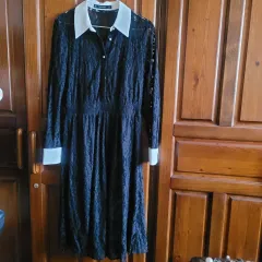 ZARA ベーシック ブランドの ブラック レース ONE PIECE