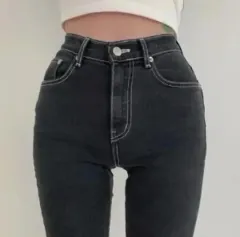 ペイルジェイド パイナップルさくらんぼ スキニージーン ヴィンテージブラック