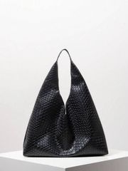 Women's Tote Bag, Vintage Style Braided Shoulder Bag, Large Capacity Tote Bag, Soft PU Leather Handbag, Everyday Commuter Bag, Simple and Versatile Women's Wallet (Pattern is Random)