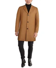 コールハーン メンズ アウター ジャケット・ブルゾン コート Cole Haan Mens Melton ClassicFit Topcoat Camel キャメル