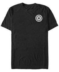 피프스 선 남성 탑스 티셔츠 엠파이어 Fifth Sun Star Wars Mens Galactic Empire Symbol Left Chest Short Sleeve TShirt Black 블랙