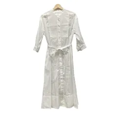 mila schon(ミラショーン) ワンピース サイズ42 M レディース新品同様  白 マキシ丈/レース/リボン