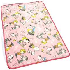 スヌーピー ハーフ毛布 西川 軽量 やわらかい ピンク 長期保存 ブランケット