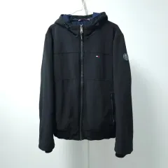 トミーヒルフィガー ソフトシェル ジップアップ L