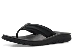 クラークス メンズ シューズ サンダル Clarks Wesley Surf Black Leather ブラック